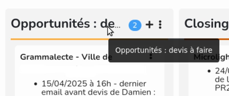 Column title is too long - the complete title is shown on mouse over